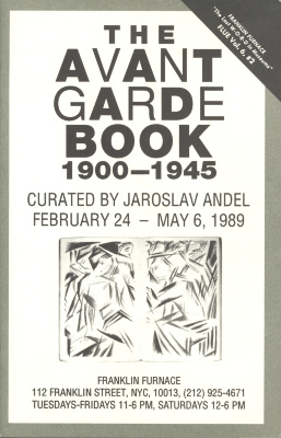 The Avant-garde Book, 1900-1945 (accompaniment to The Flue Vol. 6, #2) / Jaroslav Anděl; Franklin Furnace (Archive)