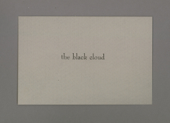 The Black Cloud / James Walsh