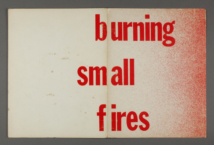 Burning Small Fires / Bruce Nauman