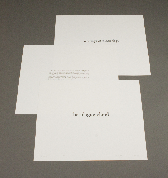 The Black Cloud [portfolio of prints] / James Walsh