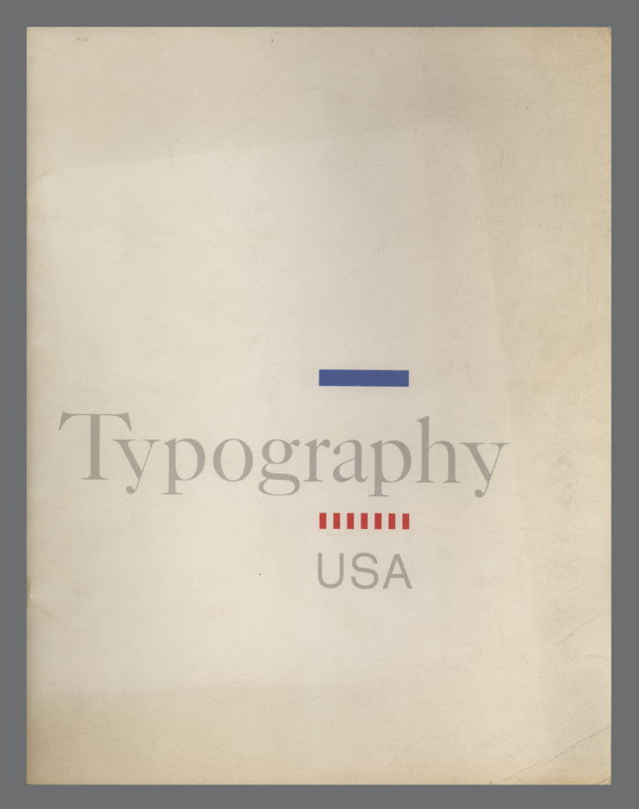 Typography USA: The Fifth Annual Awards Exhibit of Typographic Excellence/ Type Directors Club (New York)