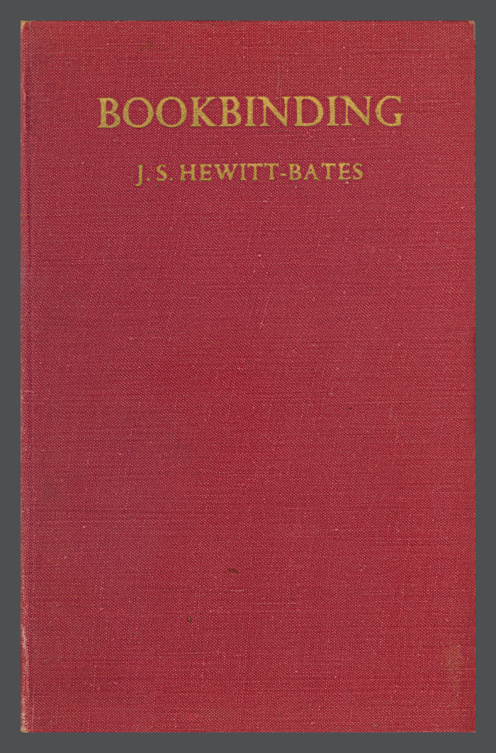 Bookbinding / J.S. Hewitt-Bates