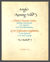 Arrighi's Running Hand: A Study of Chancery Cursive / Paul Standard