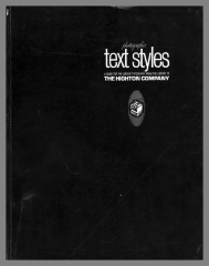 Photographic Text Styles: A Guide for the User of Typography from the Library of the Highton Company / The Highton Company