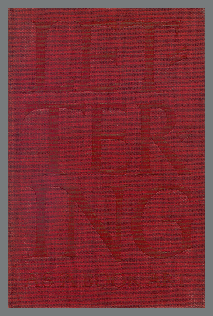 Lettering as a Book Art / Oscar Ogg