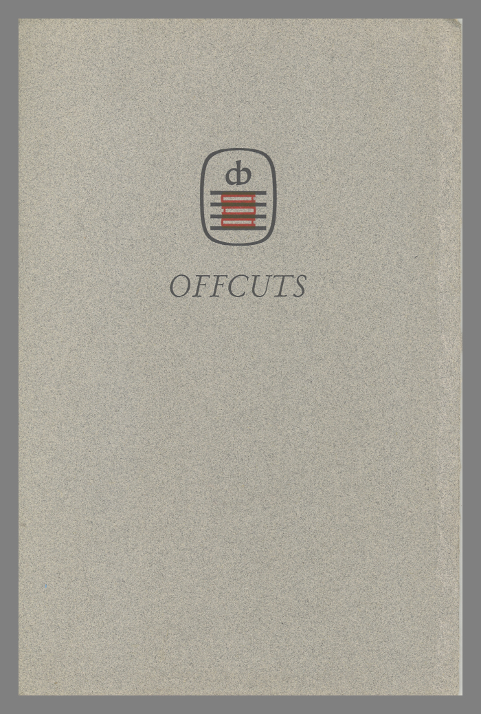 Offcuts: The Campbell-Logan Bindery's Suggestions for Successful Book Binding / The Campbell-Logan Bindery
