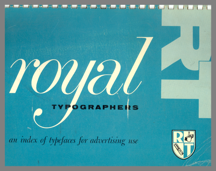 An Index of Typefaces for Advertising Use / Royal Typographers