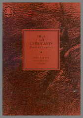 Oils and Lubricants Used on Leather / D.H. Tuck