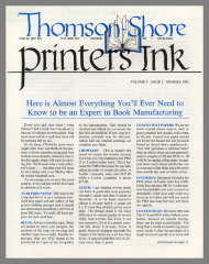 Printer's Ink / Thomson-Shore, Inc.