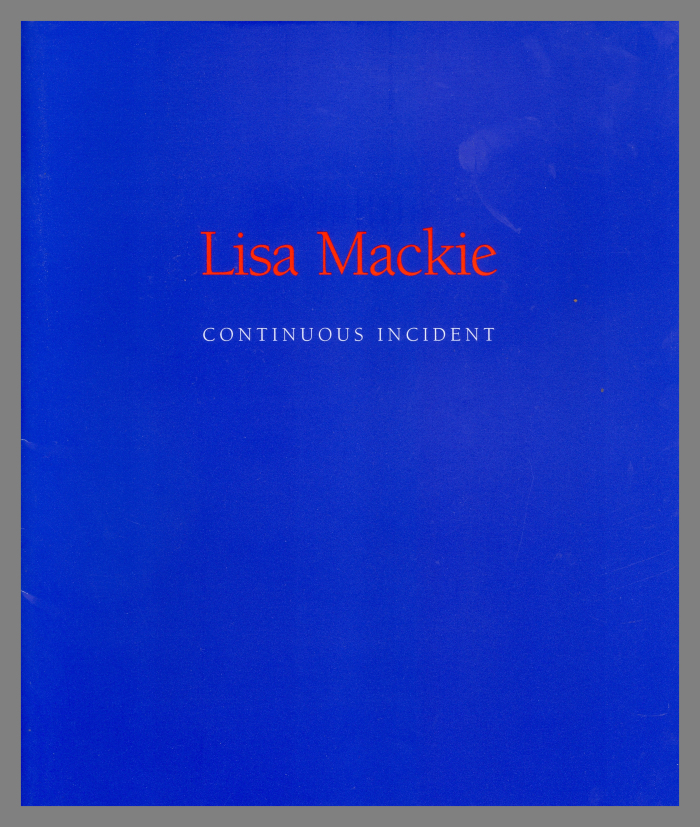 Lisa Mackie: Continuous Incident, Installation: 22 February-25 March 2008 / June Kelly Gallery