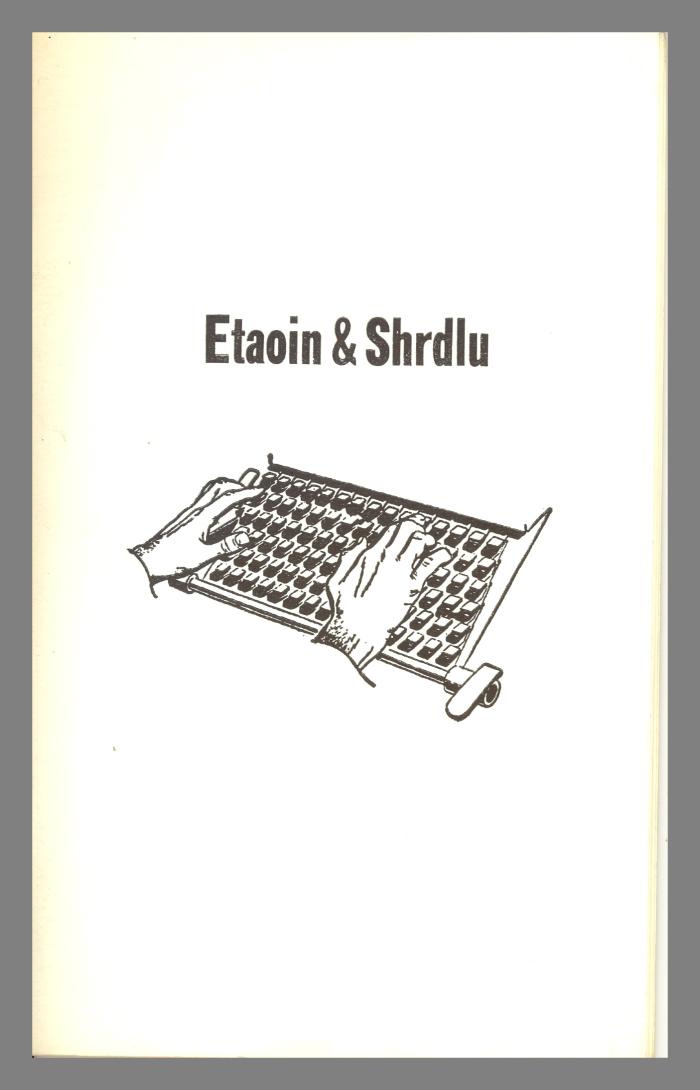 Etaoin & Shrdlu / Ray Ballash