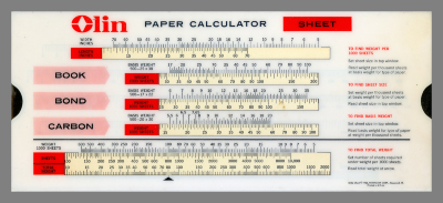 Paper Calculator (set of 2) / Olin 