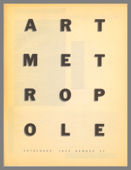 Art Metropole, Catalogue Number 17, 1994 / Art Metropole