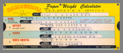 Paper Weight Calculators (set of 2) / Hammermill Paper Company