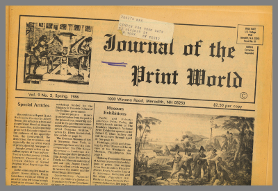 Journal of the Print World / Charles Stuart Lane