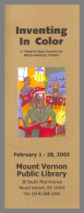 Inventing in Color: A Tribute to Black Inventors by African-American Artisans / curated by Ruth Edwards
