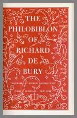 The Philobiblon of Richard de Bury / translated by Andrew Fleming West