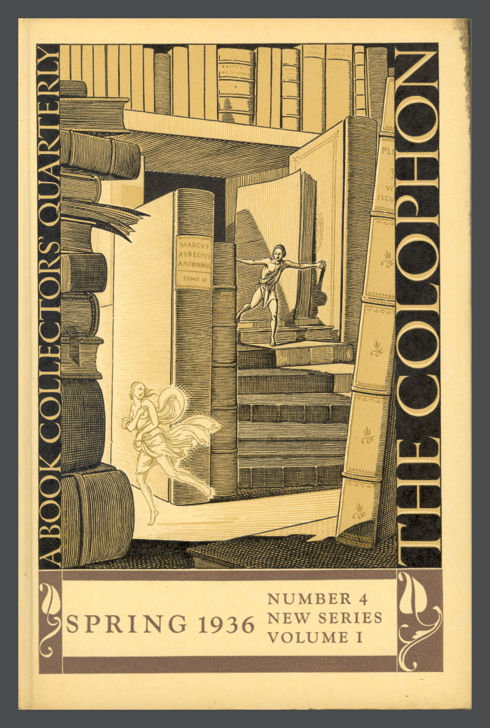 The Colophon New Series: A Quarterly for Bookmen, vol. 1, no. 4 / Elmer Adler, Alfred Stanford, John T. Winterich, eds.