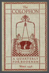 The Colophon New Series: A Quarterly for Bookmen, vol. 3, no. 2 / Frederick B. Adams, Jr., Elmer Adler, Alfred Stanford, John T. Winterich, eds.