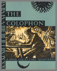 The Colophon: A Book Collectors Quarterly / Elmer Adler and John T. Winterich, eds.