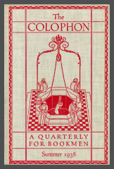 The Colophon New Series: A Quarterly for Bookmen, vol. 3, no. 3 / Frederick B. Adams, Jr., Elmer Adler, Alfred Stanford, John T. Winterich, eds.