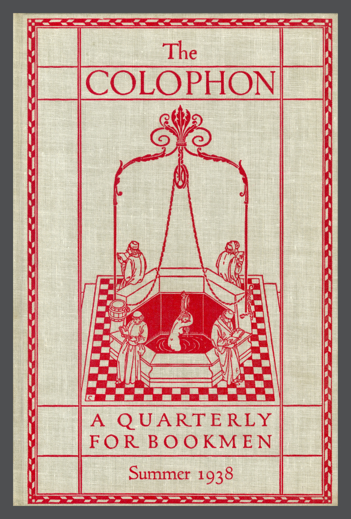The Colophon New Series: A Quarterly for Bookmen, vol. 3, no. 3 / Frederick B. Adams, Jr., Elmer Adler, Alfred Stanford, John T. Winterich, eds.