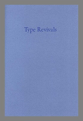Type Revivals / Jerry Kelly