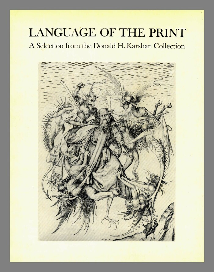 Language of the print : a selection from the Donald H. Karshan Collection / Donald H. Karshan. 