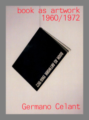 Book as artwork 1960/1972 / Germano Celant