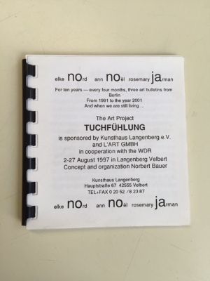 The Art Project: Tuchfuhlung / Elke Nord, Ann Noel, Rosemary Jarman