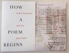 How a Poem Begins: Lynne Avadenka and the Poet Rahel / 	Lynne Avadenka; Emily D Bilski; Rachel
