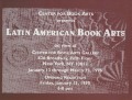 [Postcard advertising "Latin American Book Arts"]
