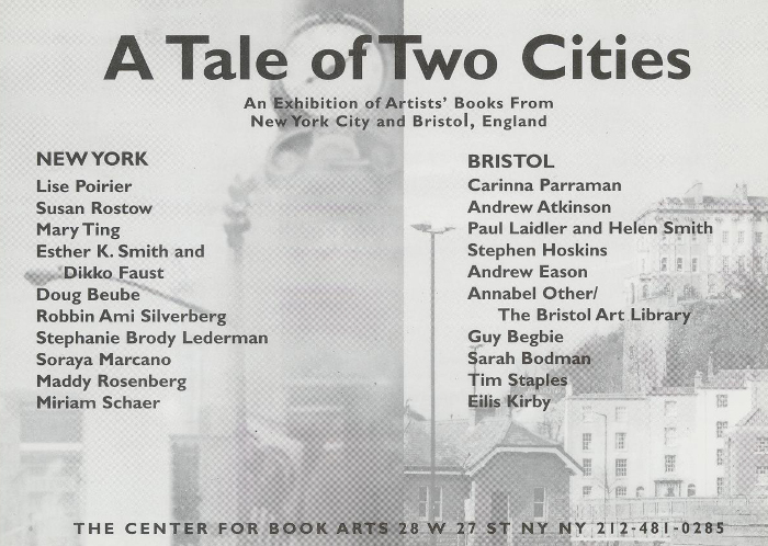 [Postcard advertising "A Tale of Two Cities"]