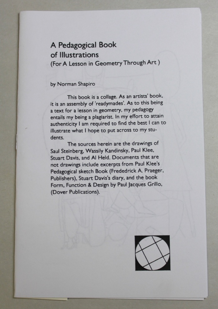 A Pedagogical Book of Illustrations (For a Lesson in Geometry through Art) / Norman Shapiro 