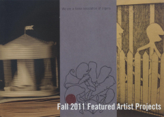 [Postcard advertising fall 2011 featured artist projects]