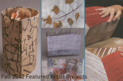 [Postcard advertising fall 2012 featured artist projects]
