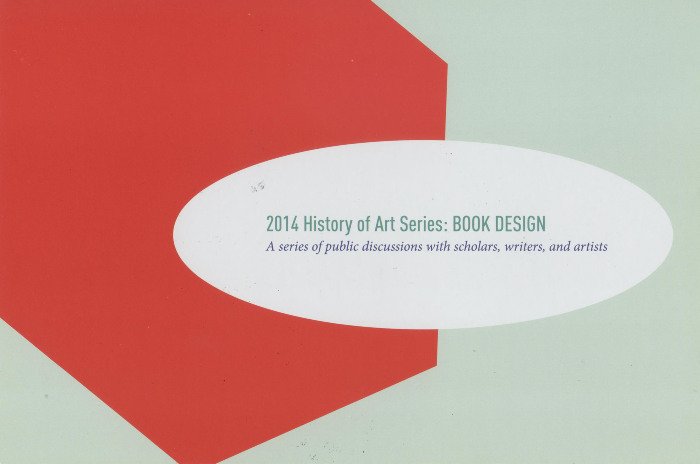 [Postcard advertising "2014 History of Art Series: Book Design"]

