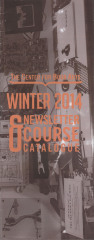 Winter 2014 Center for Book Arts' newsletter and course catalogue
