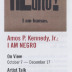 [Exhibition brochure for "Amos P. Kennedy, Jr.: I AM NEGRO"]
