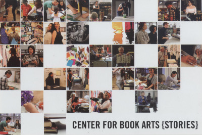 [Postcard advertising the Center for Book Arts]
