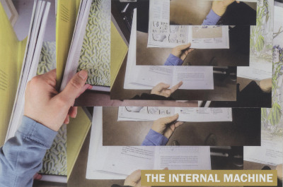 [Postcard advertising "The Internal Machine"]
