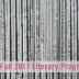 [Postcard advertising 2017 fall literary programs at the Center for Book Arts]
