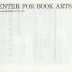 [Class and workshop schedule at the Center for Book Arts for winter 1981]
