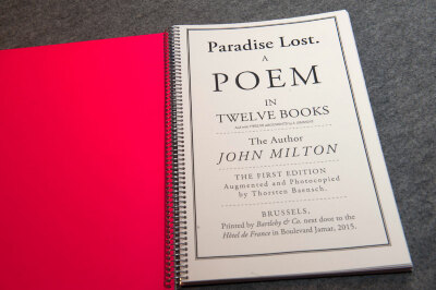 Paradise Lost / John Milton, Samuel Simmons, assembled by Thorsten Baensch