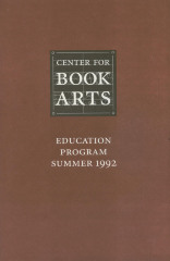 [Education program for summer 1992]

