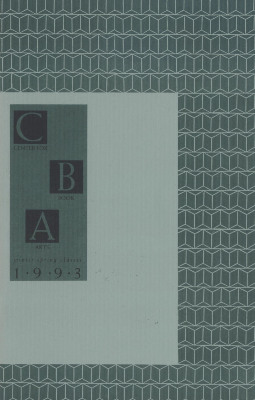[Class schedule for the Center for Book Arts for winter / spring 1993]
