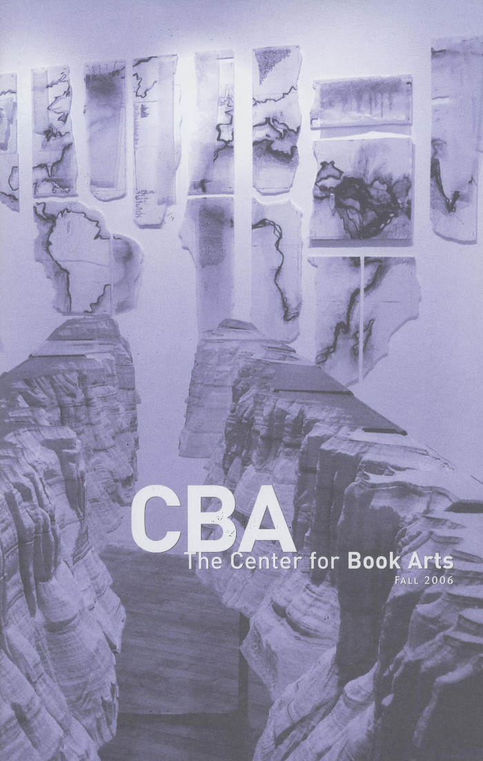 [Schedule of programs for the Center for Book Arts for fall of 2006]

