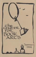 [Schedule of programs for the Center for Book Arts for summer of 1999]
