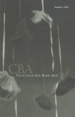 [Schedule of programs for the Center for Book Arts for summer of 2003]
