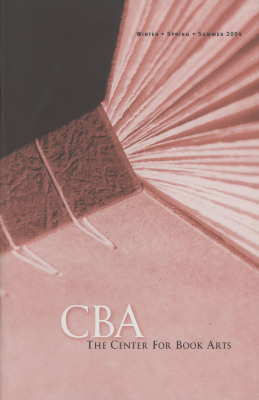 [Schedule of programs for the Center for Book Arts for winter / spring of 2004]
